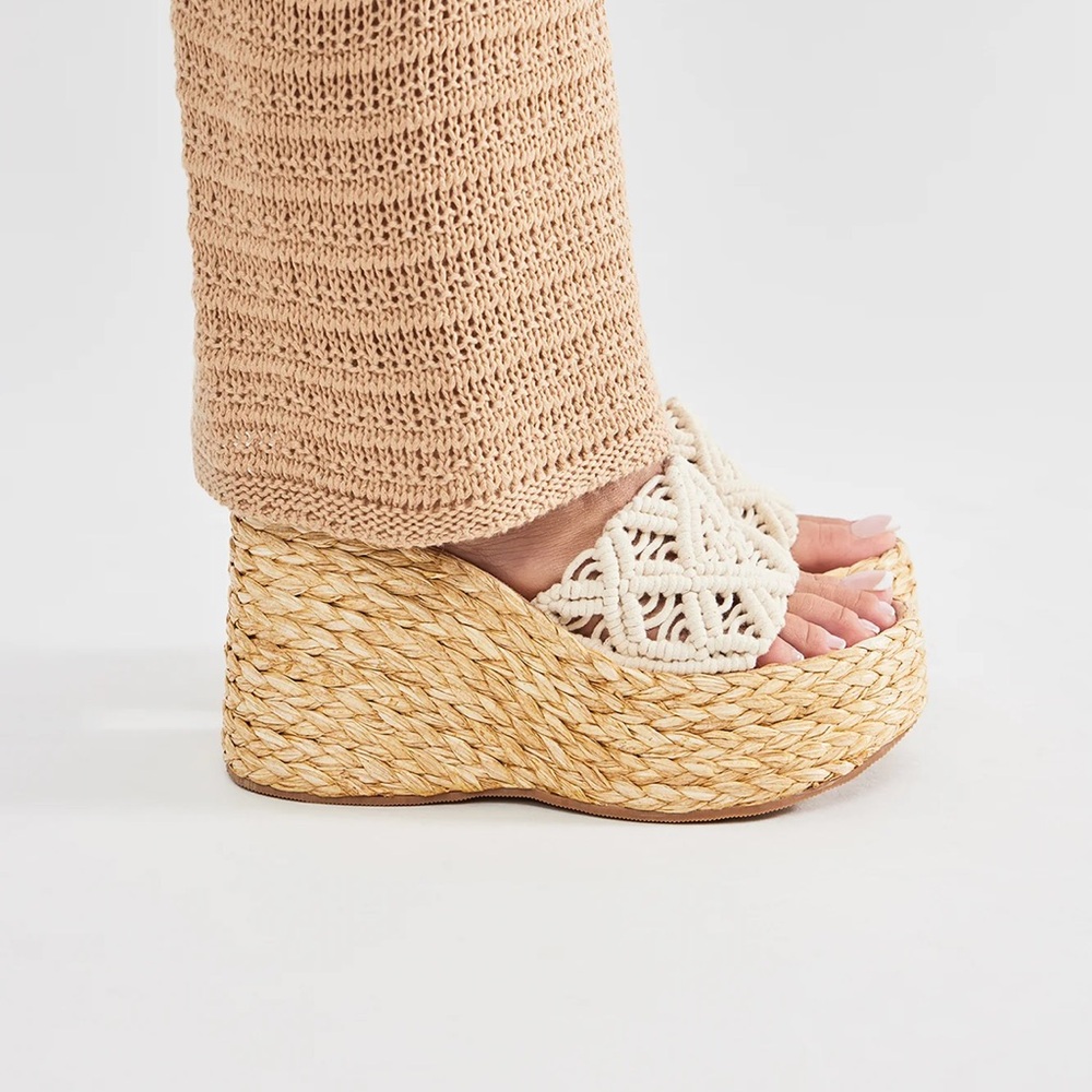 Crochet Wedges- Fashion Nova